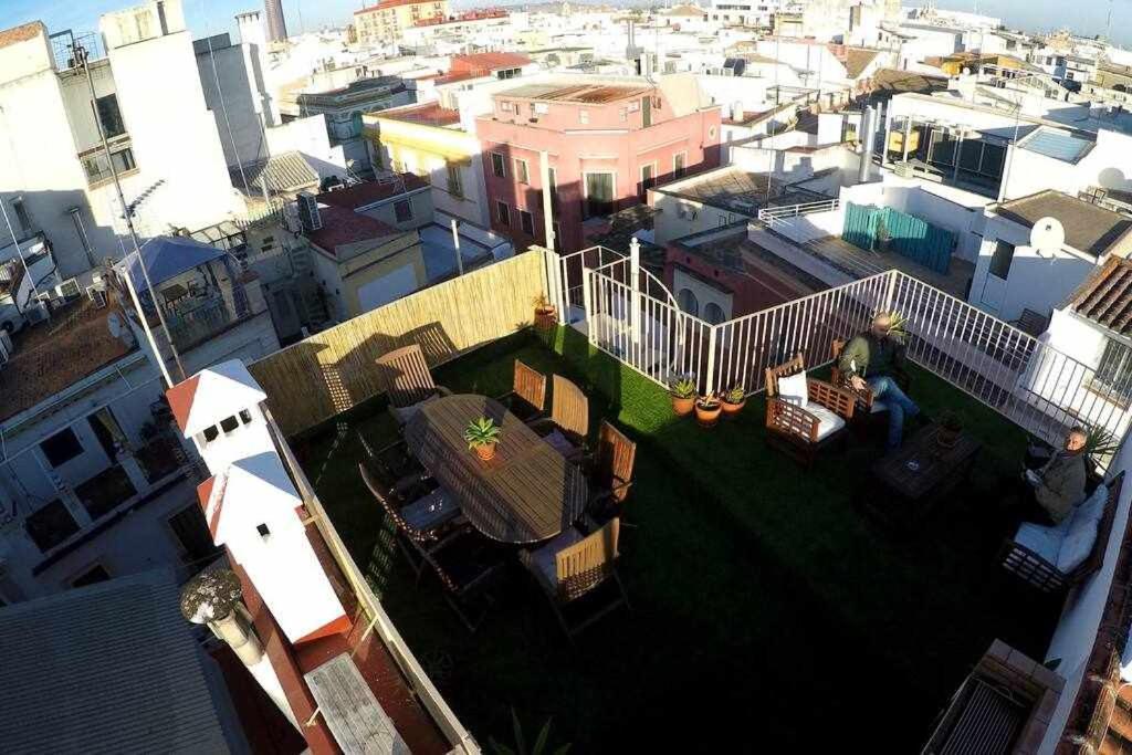 Atico Con Piscina Junto Catedral De Sevilla מראה חיצוני תמונה